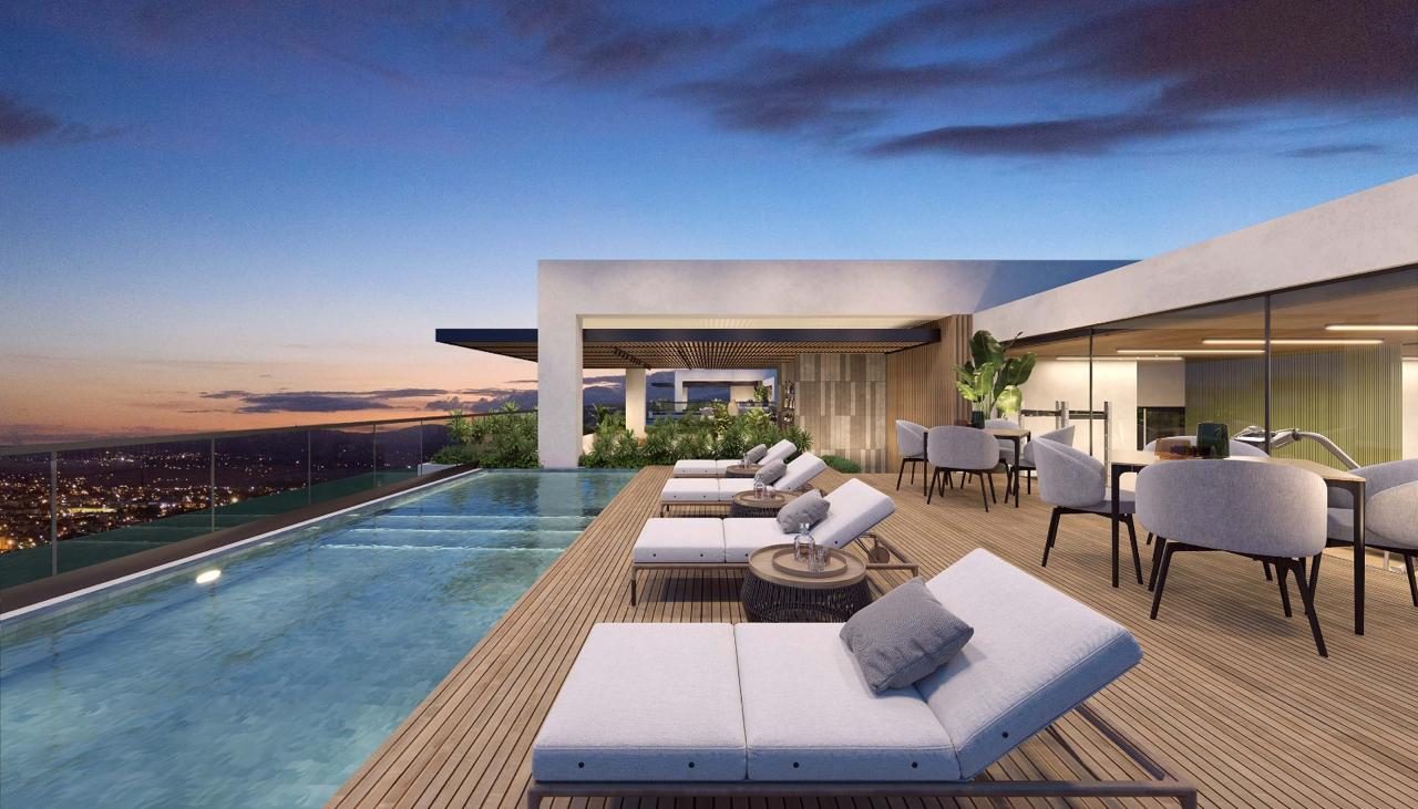 Rooftop al atardecer